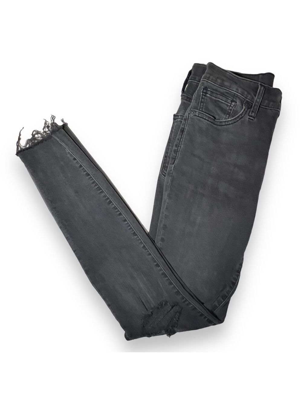 Madewell 9" Mid-Rise Skinny Jeans Black Sea Size 26